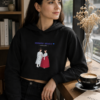 Certified K-Drama Addict Women's Cropped Hoodie