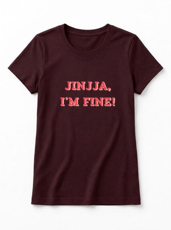 Jinjja, I'm Fine! Women's Classic Cotton T-Shirt | Korean Aesthetic Graphic Tee