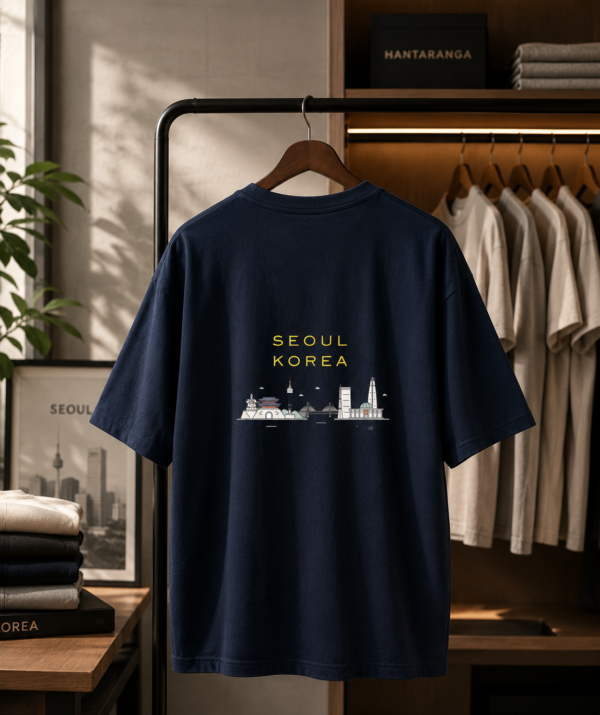 Seoul Korea Unisex Oversized T-Shirt