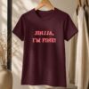 Jinjja, I'm Fine! Women's Classic Cotton T-Shirt | Korean Aesthetic Graphic Tee