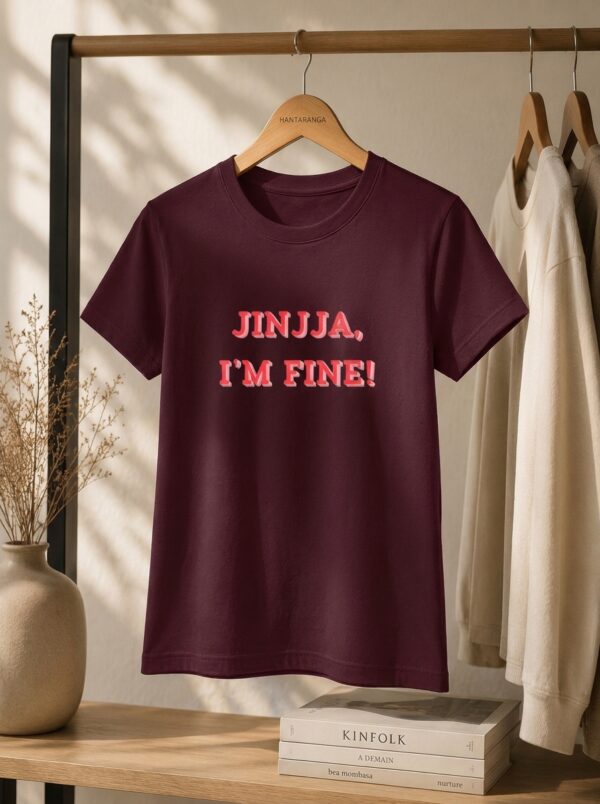 Jinjja, I'm Fine! Women's Classic Cotton T-Shirt | Korean Aesthetic Graphic Tee