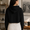 Certified K-Drama Addict Women's Cropped Hoodie