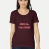 Jinjja, I'm Fine! Women's Classic Cotton T-Shirt | Korean Aesthetic Graphic Tee