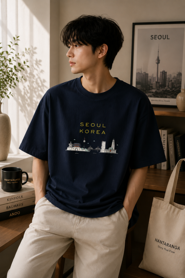Seoul Korea Unisex Oversized T-Shirt