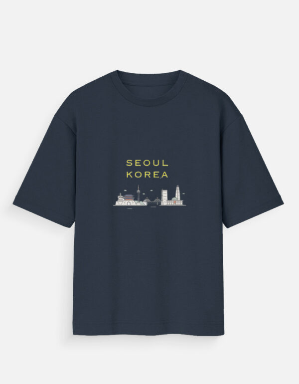 Seoul Korea Unisex Oversized T-Shirt